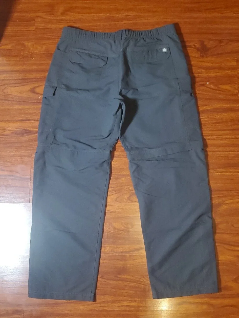 The North Face Men's Charcoal Gray Zip-Off Cargo Hiking Pants
